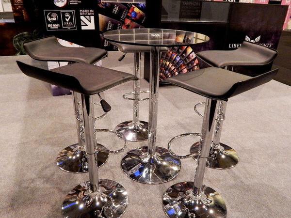 13234 hire clear glass ammon poseur tables