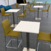 Piazza Square Poseur Table - Image 2