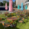 Round Hardwood Table - Image 2
