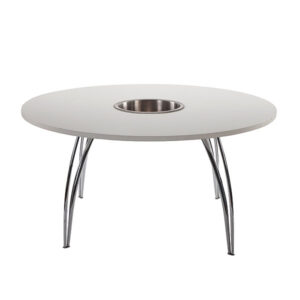 5ft Bravo Round Dining Table With Wine Cooler