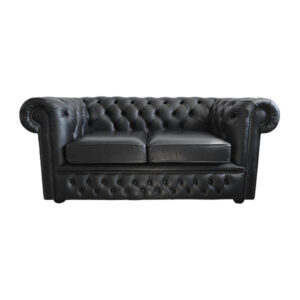 2 Seater Chesterfield Leather Sofa
