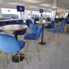 Velour Stool With Gold Legs - Image 5