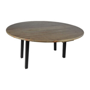 Montreal 5ft Round Oak Dining Table