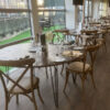 Montreal 5ft Round Oak Dining Table
