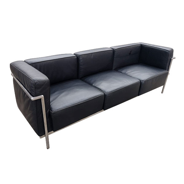 Italian Leather 3 Seater Sofa