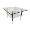 Omega 2 Tier Glass Coffee Table